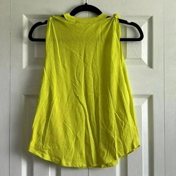 Free People neon green twist tank size S - Picture 6 of 6